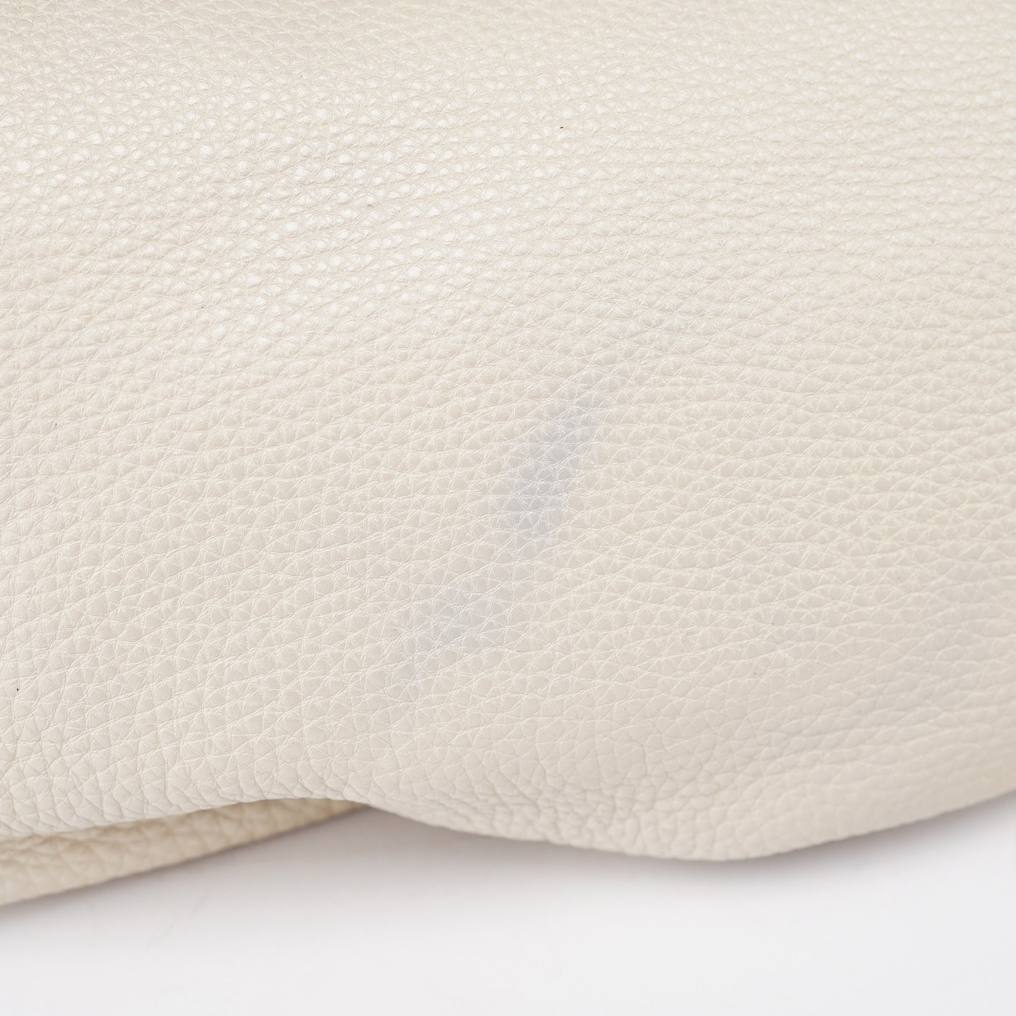 White Leather Bittersweet Hobo Bag