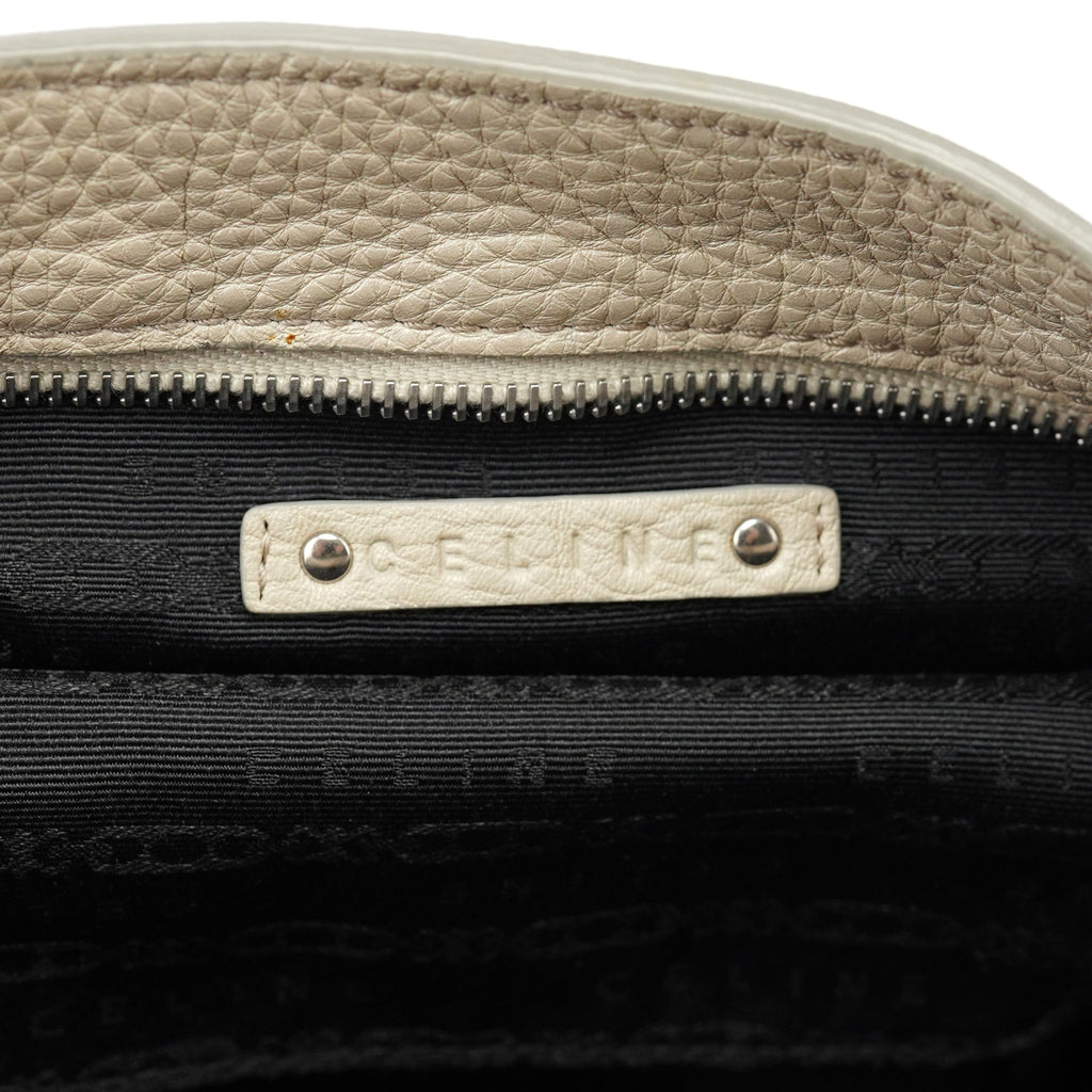 White Leather Bittersweet Hobo Bag