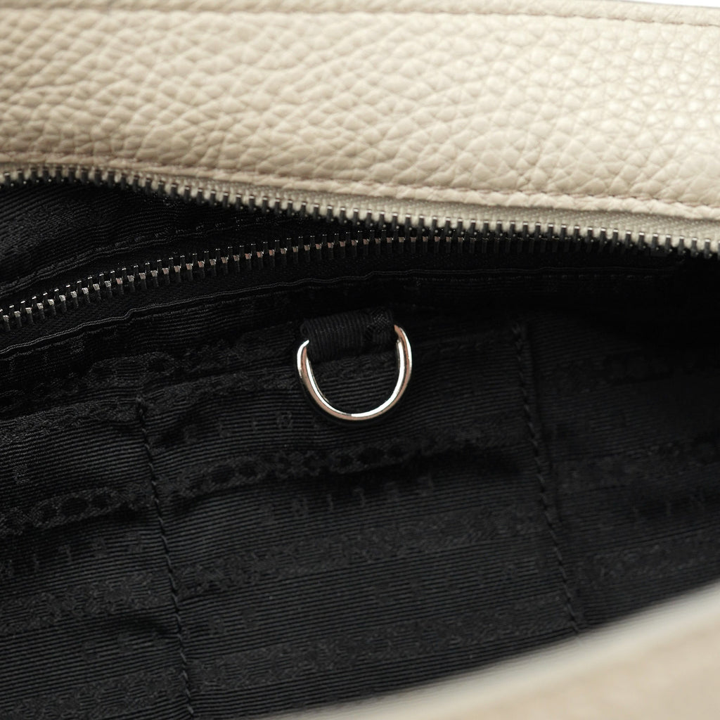 White Leather Bittersweet Hobo Bag