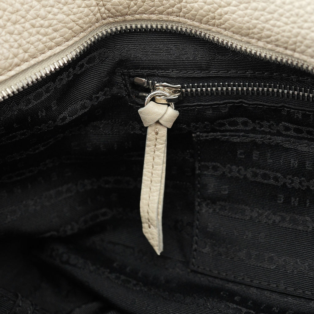 White Leather Bittersweet Hobo Bag