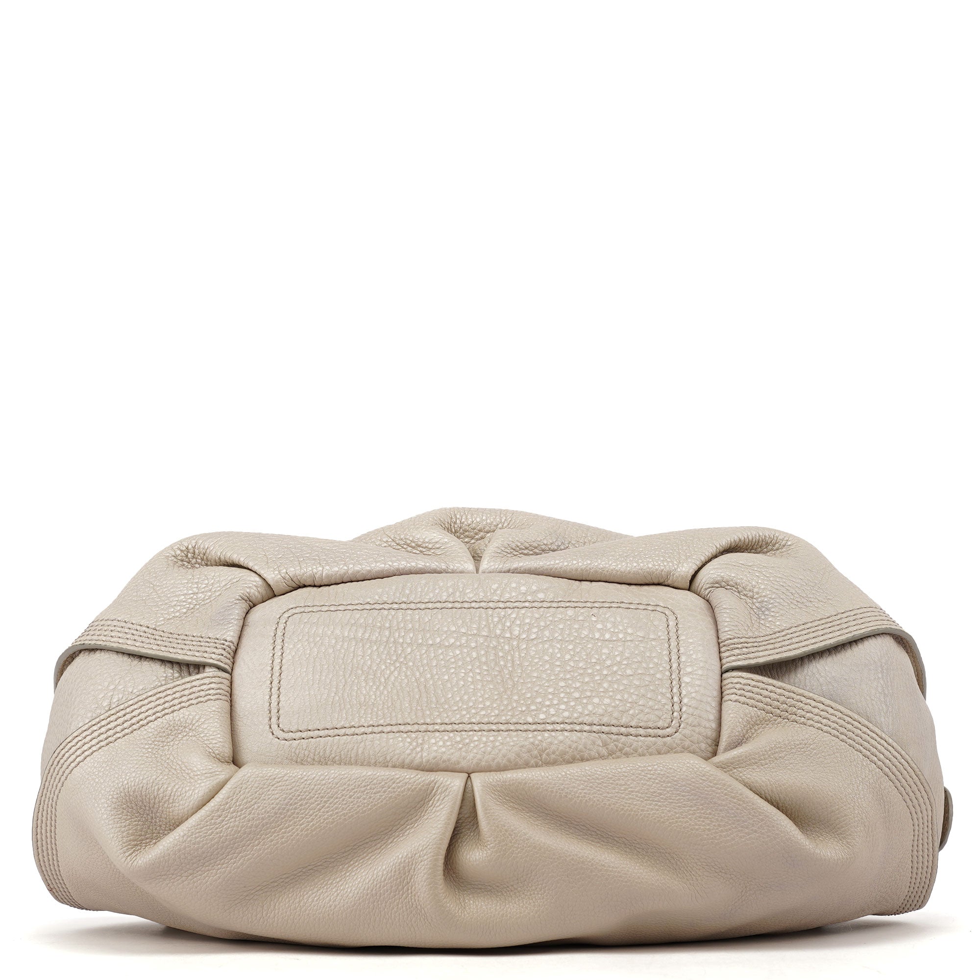 White Leather Bittersweet Hobo Bag
