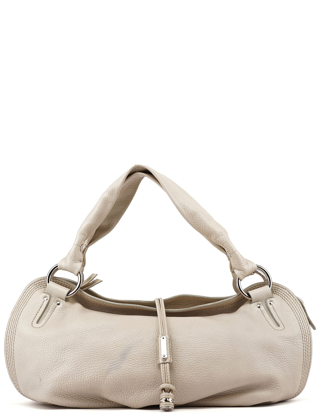 White Leather Bittersweet Hobo Bag