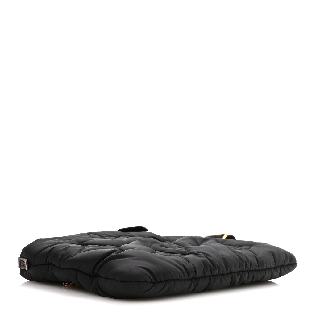Econyl Monogram Pillow Maxi Multi Pochette Accessories Black