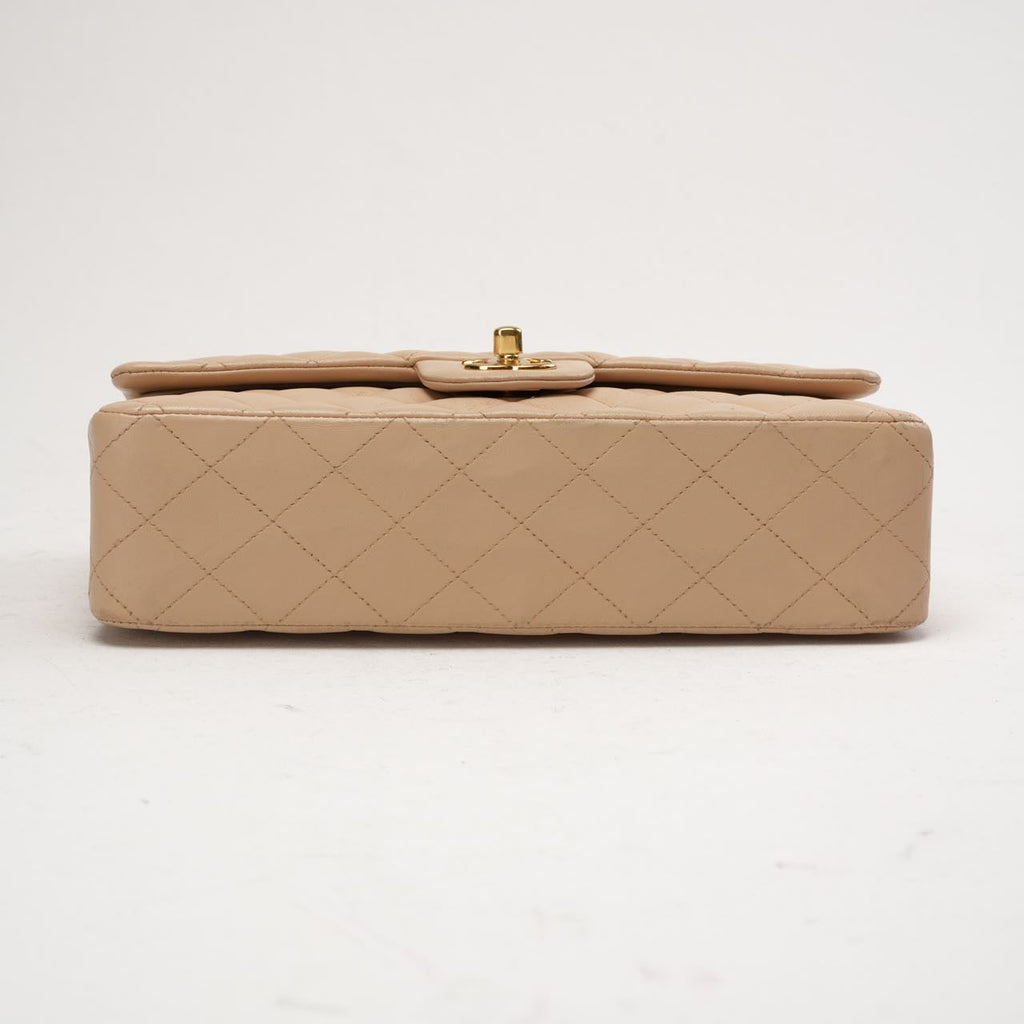Chanel Timeless Medium Double Flap Lamb Beige 2011
