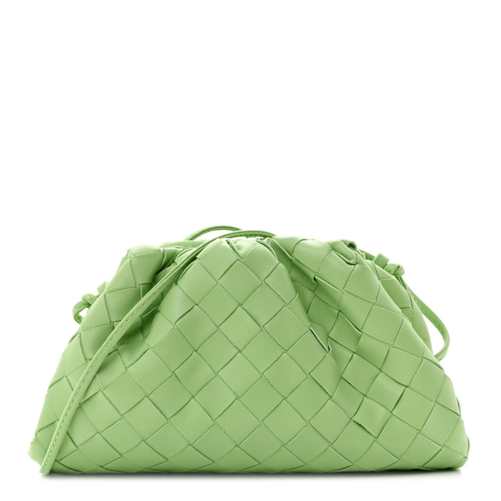 Nappa Intrecciato The Mini Pouch Pistachio
