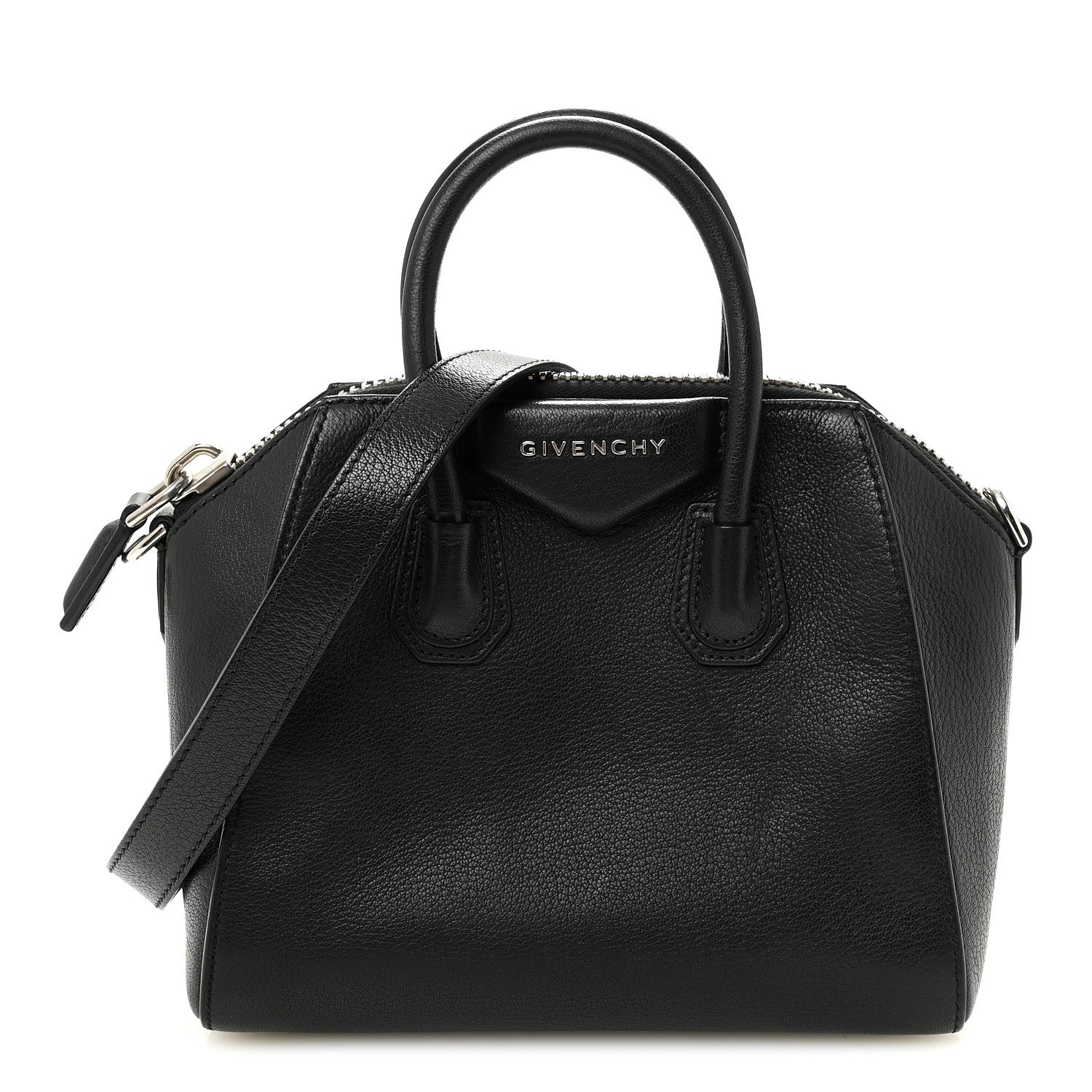 Sugar Goatskin Mini Antigona Black