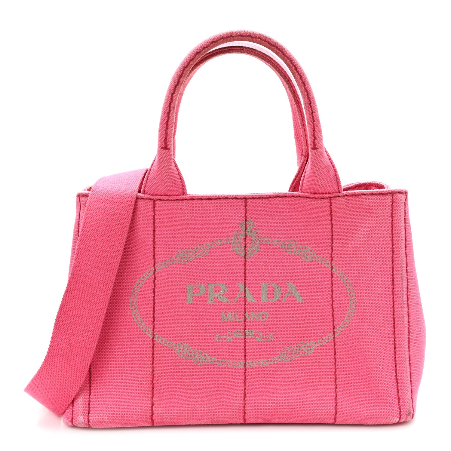 Canapa Small Logo Tote Peonia