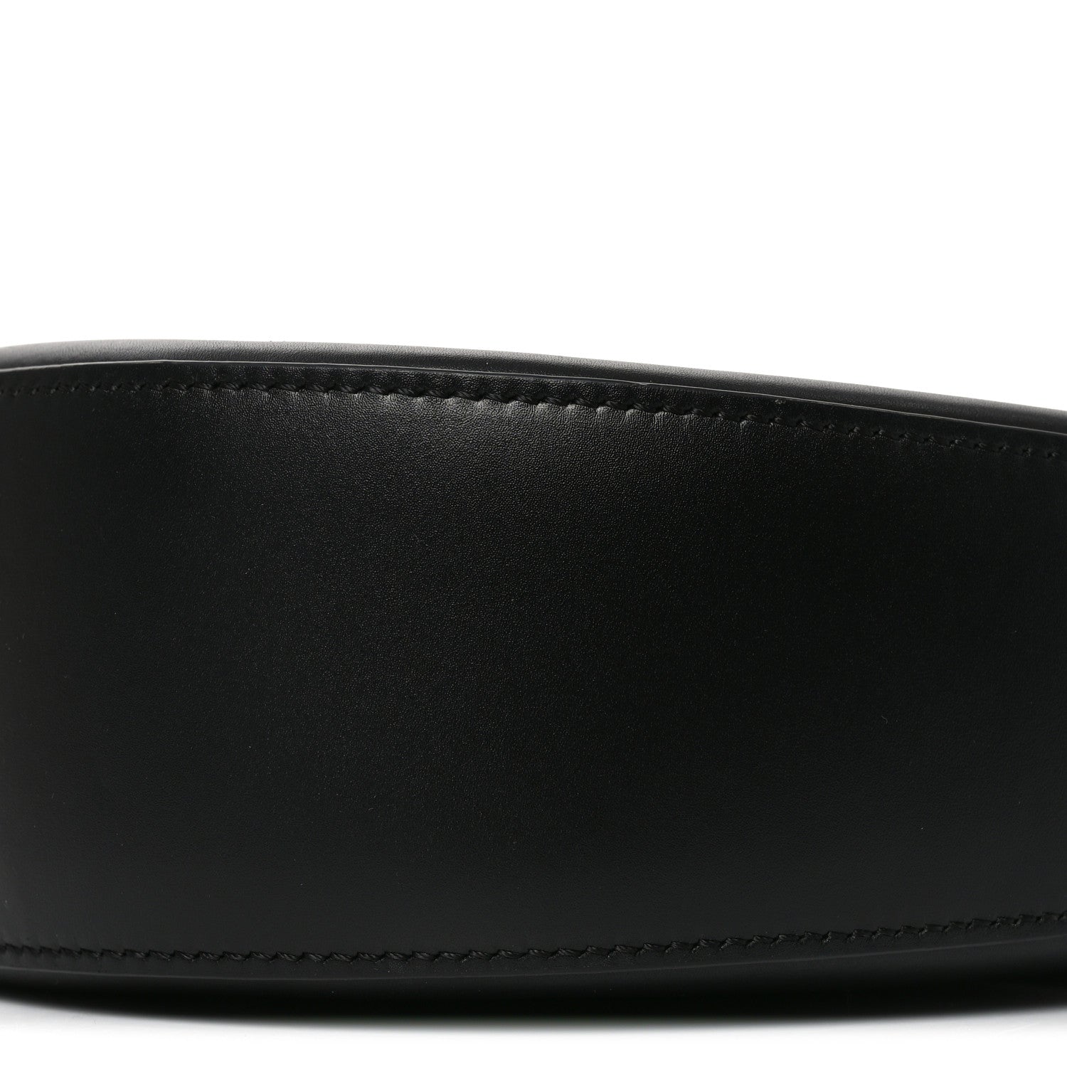 Satin Calfskin Jacquard Luna Bag Black