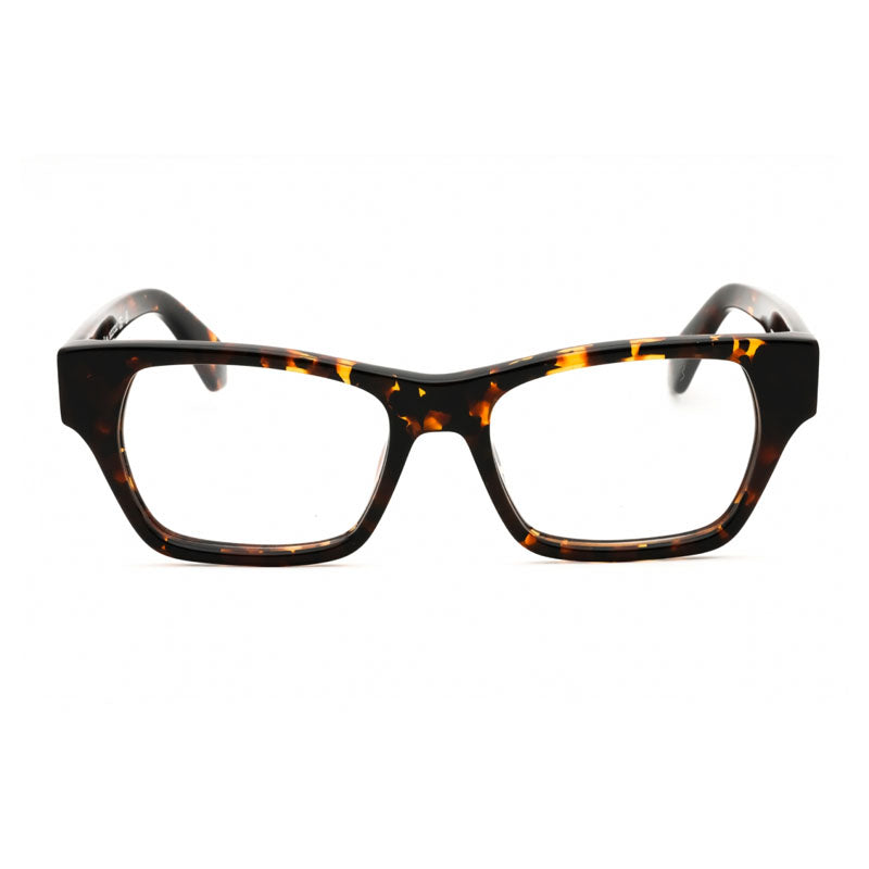 Off-White Eyeglasses Square Full Rim, Havana Frame and Clear Blue Light Block Lens OERJ07ESTYLE7E6000