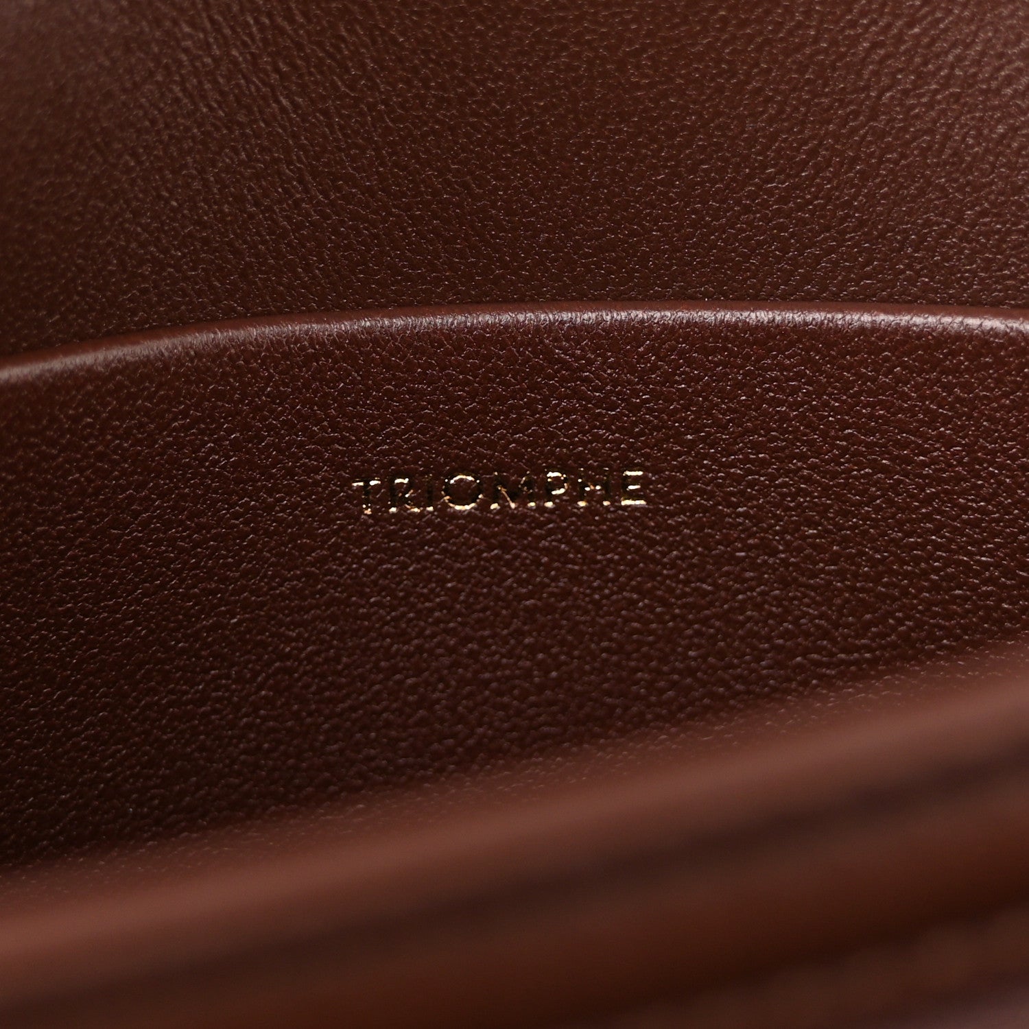 Nubuck Calfskin Teen Triomphe Chestnut