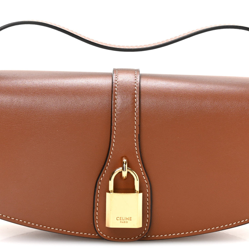 Smooth Calfskin Tabou Clutch On Strap Tan