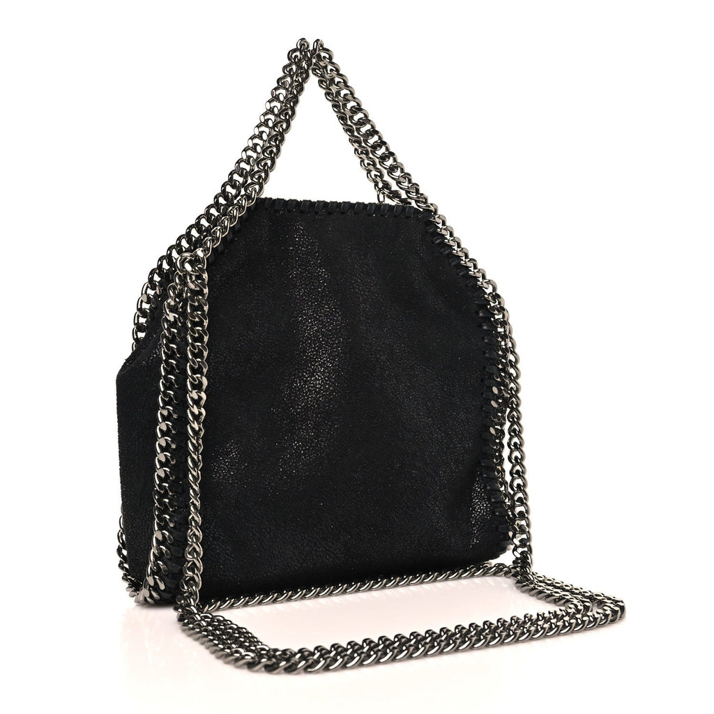 Shaggy Deer Tiny Falabella Tote Black
