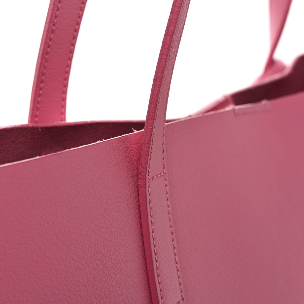 Calfskin Large Shopping Tote Pale Rose
