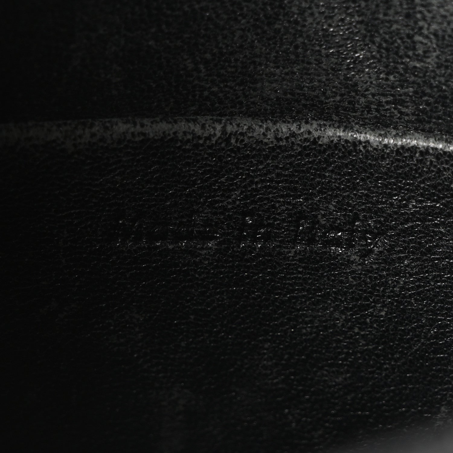 Grained Calfskin Small Trotteur Black