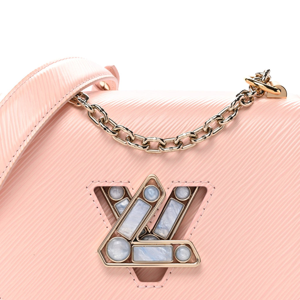 Epi Moonstone Twist Shoulder Bag PM Rose Jasmine