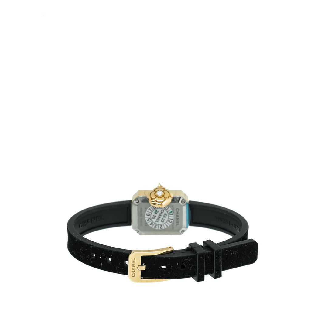 Chanel 18K Yellow Gold Premiere Extrait Camellia Watch