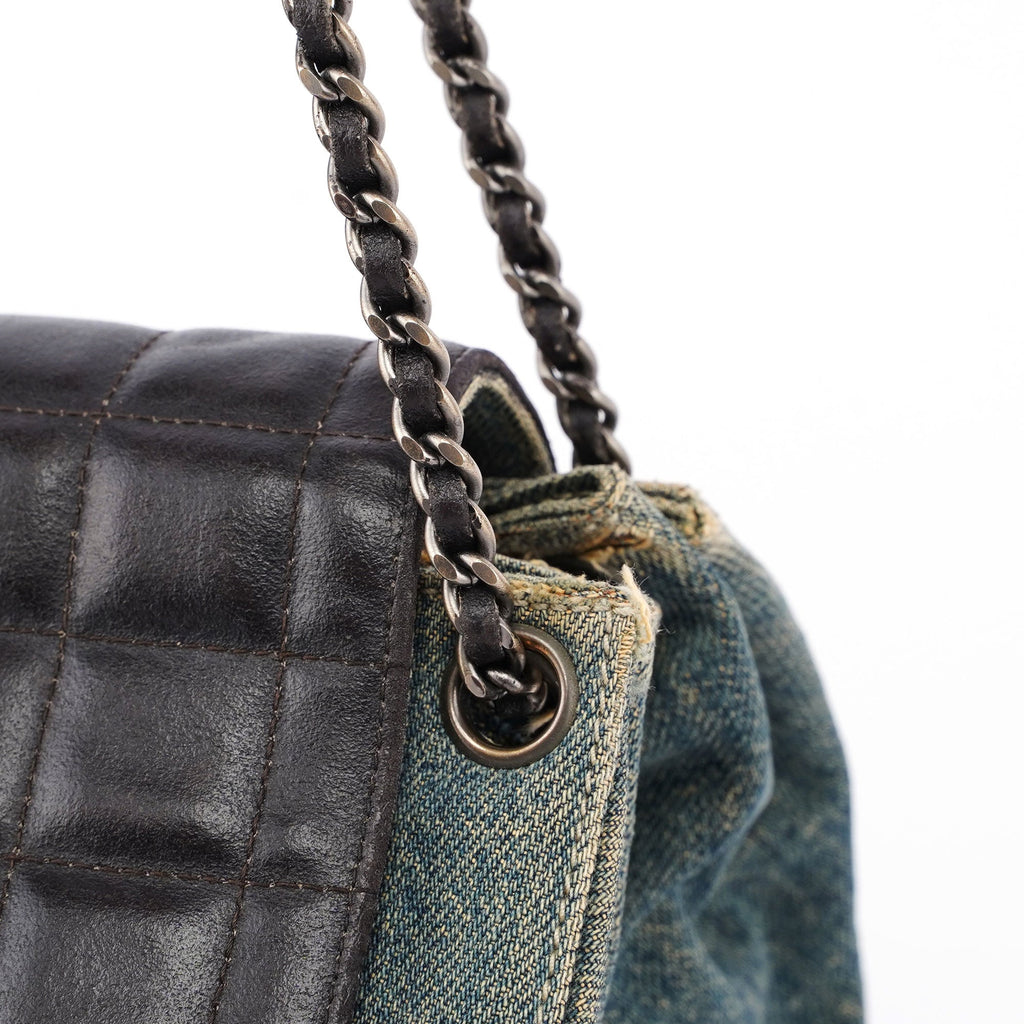 Navy Denim Brown Leather 2.55