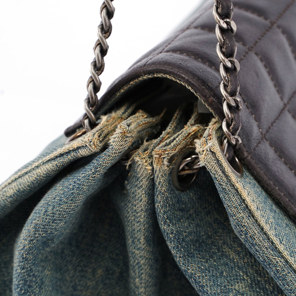 Navy Denim Brown Leather 2.55