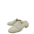 Chanel Beige CC Pearl Slide Mules 38