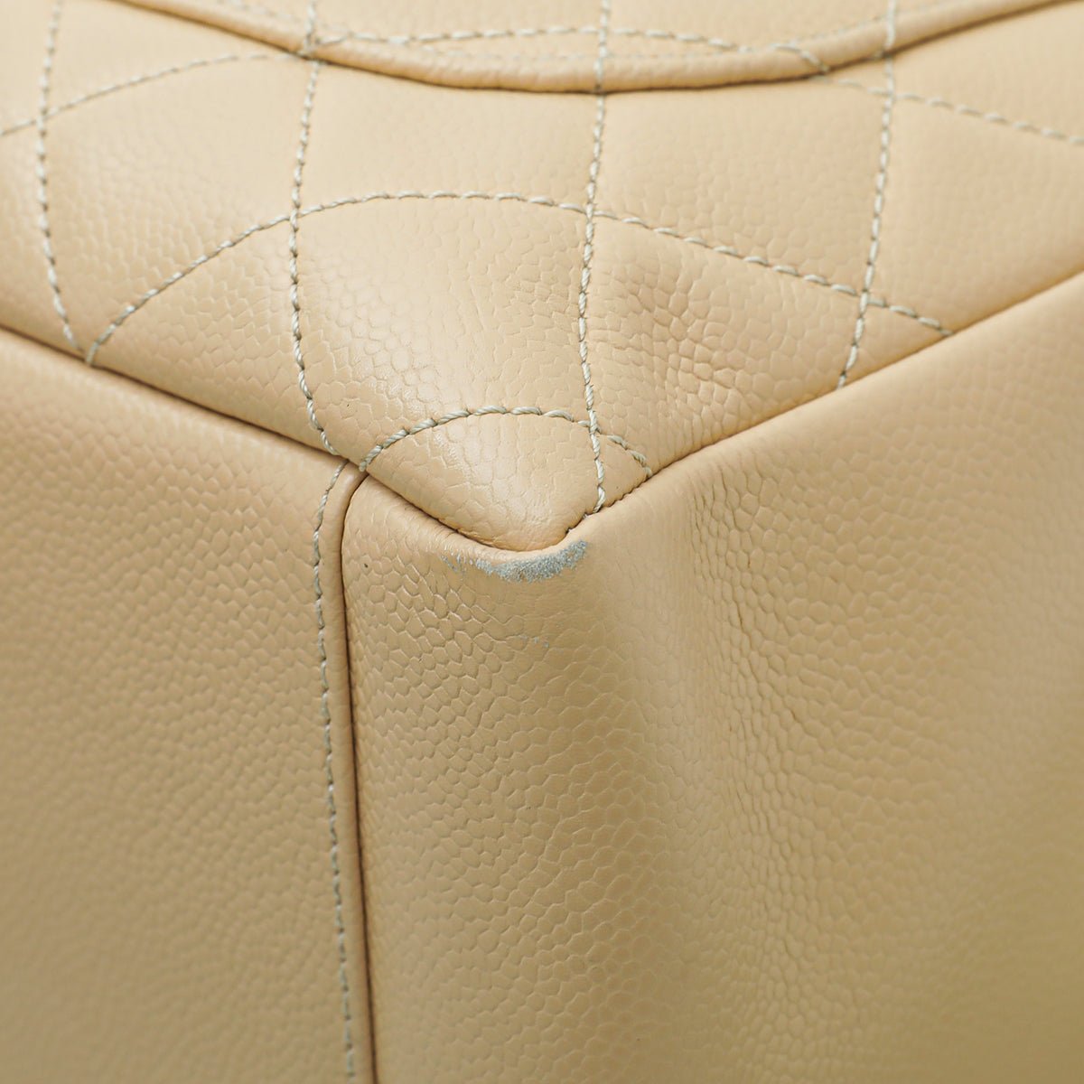 Chanel Beige Grand Shopper Tote (GST) Bag