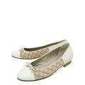Chanel Bicolor Ballet Flats 38