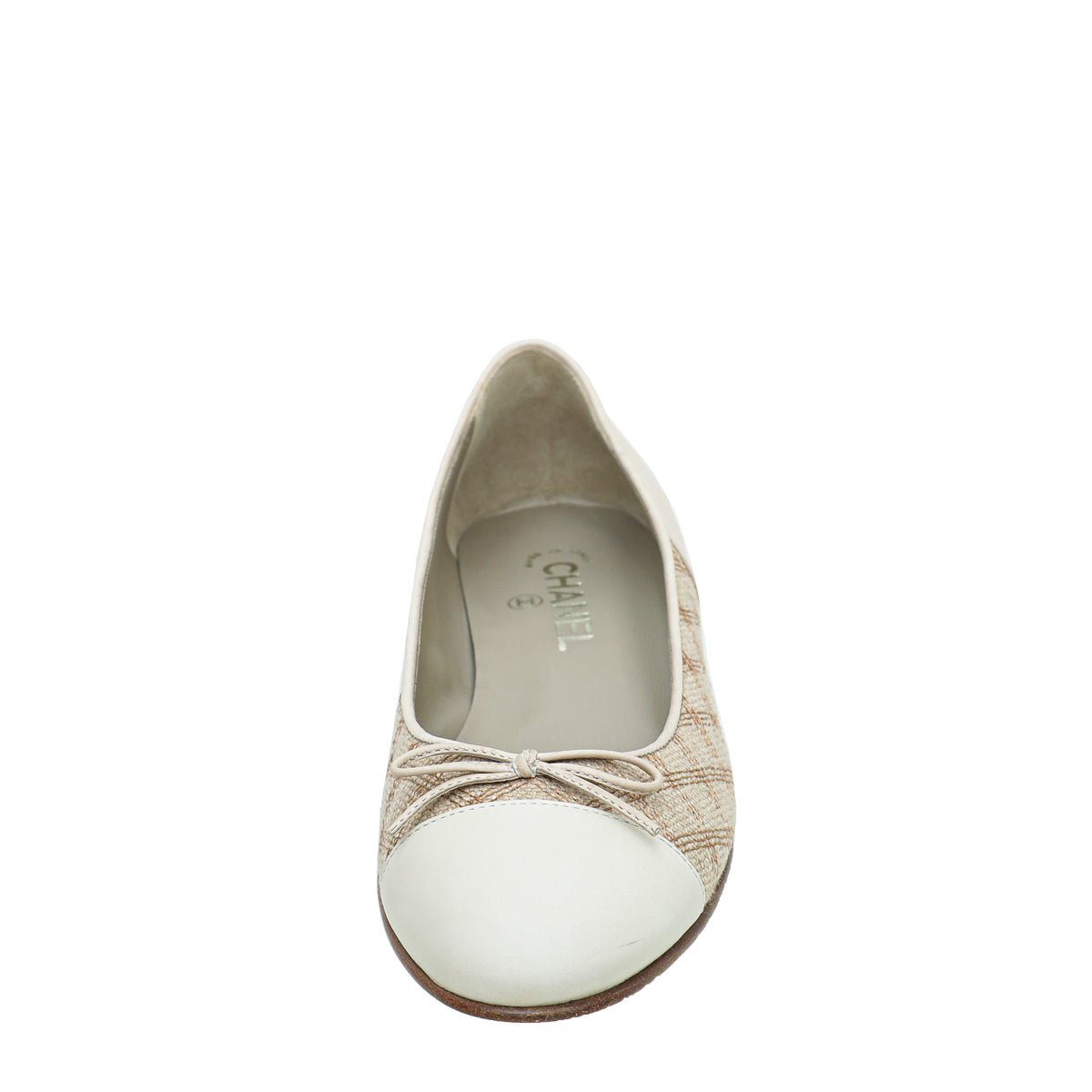 Chanel Bicolor Ballet Flats 38