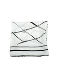 Chanel Bicolor Camellia Print Square Silk Scarf