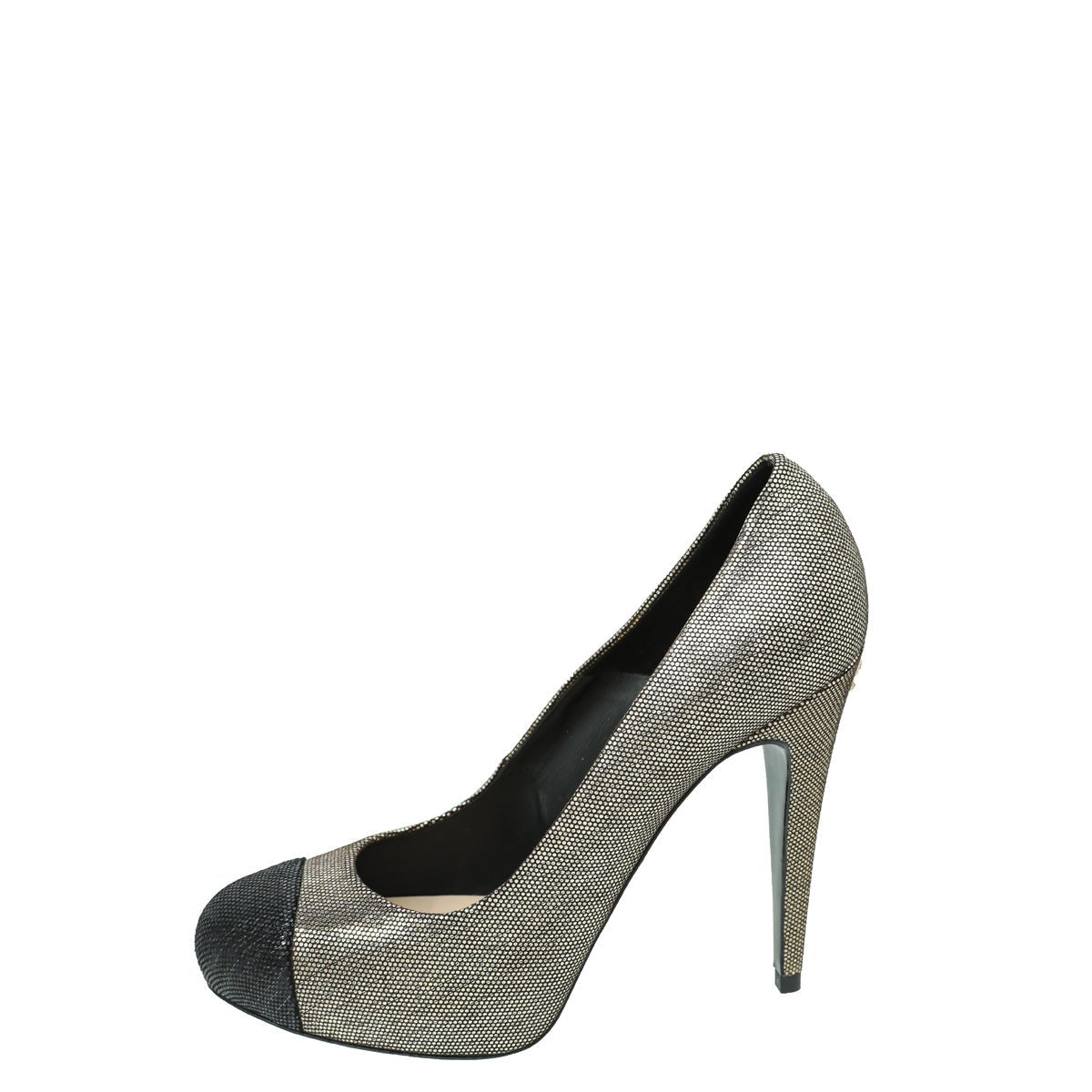 Chanel Bicolor Cap Toe CC Pumps 40.5