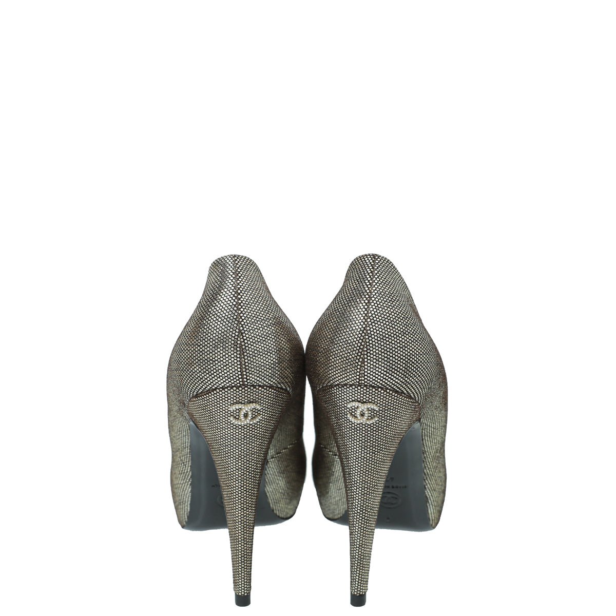 Chanel Bicolor Cap Toe CC Pumps 40.5
