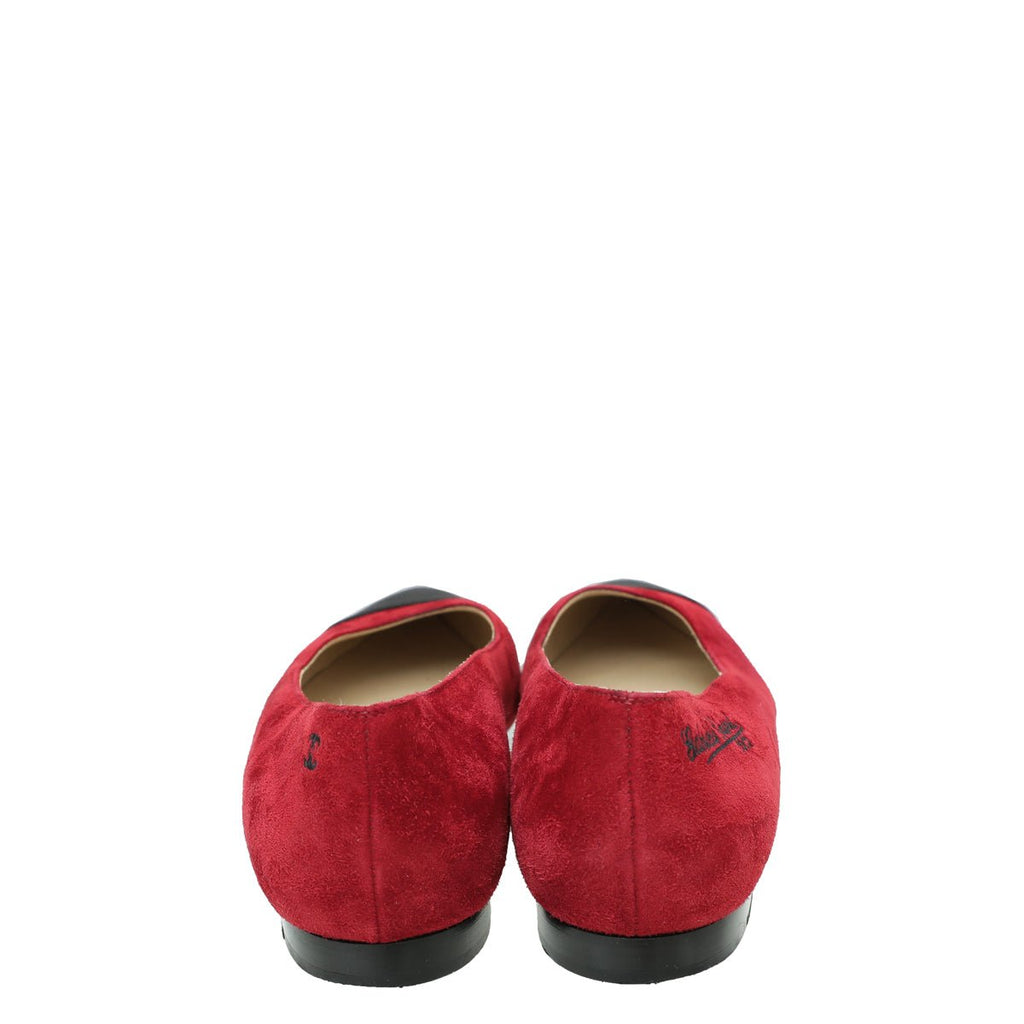 Chanel Bicolor Cap Toe Gabrielle Ballerina Flats 40