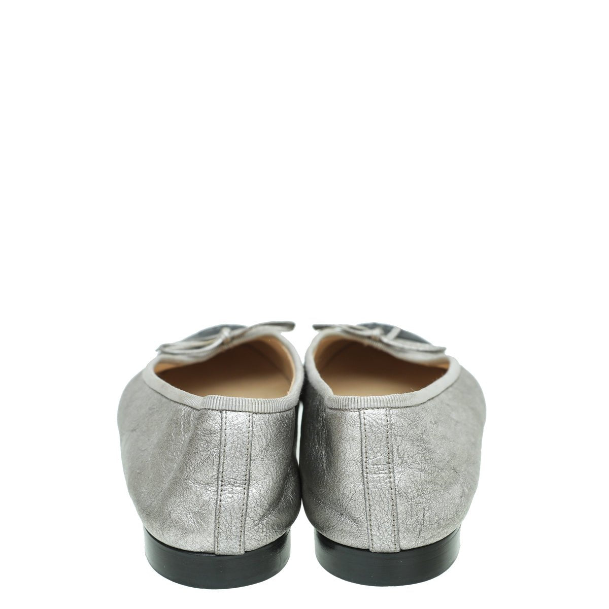 Chanel Bicolor CC Cap Toe Ballet Flats 38