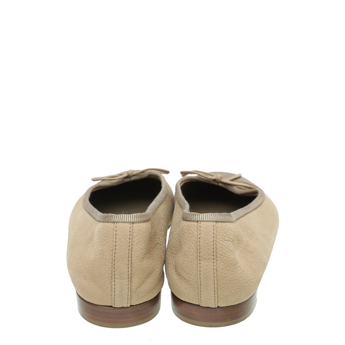 Chanel Bicolor CC Cap Toe Ballet Flats 38