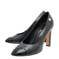 Chanel Bicolor CC Cap Toe Camellia Pumps 37.5