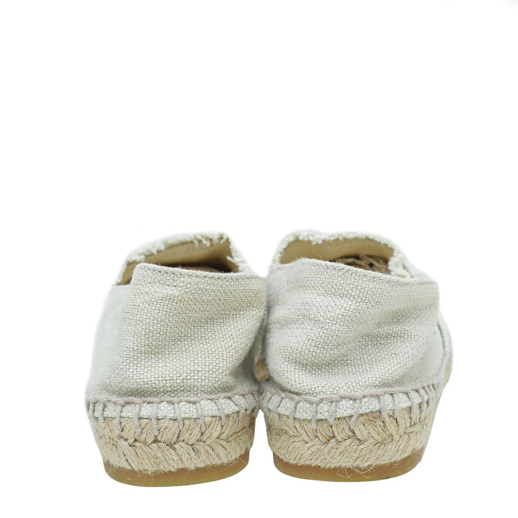 Chanel Bicolor CC Cap Toe Espadrille 39