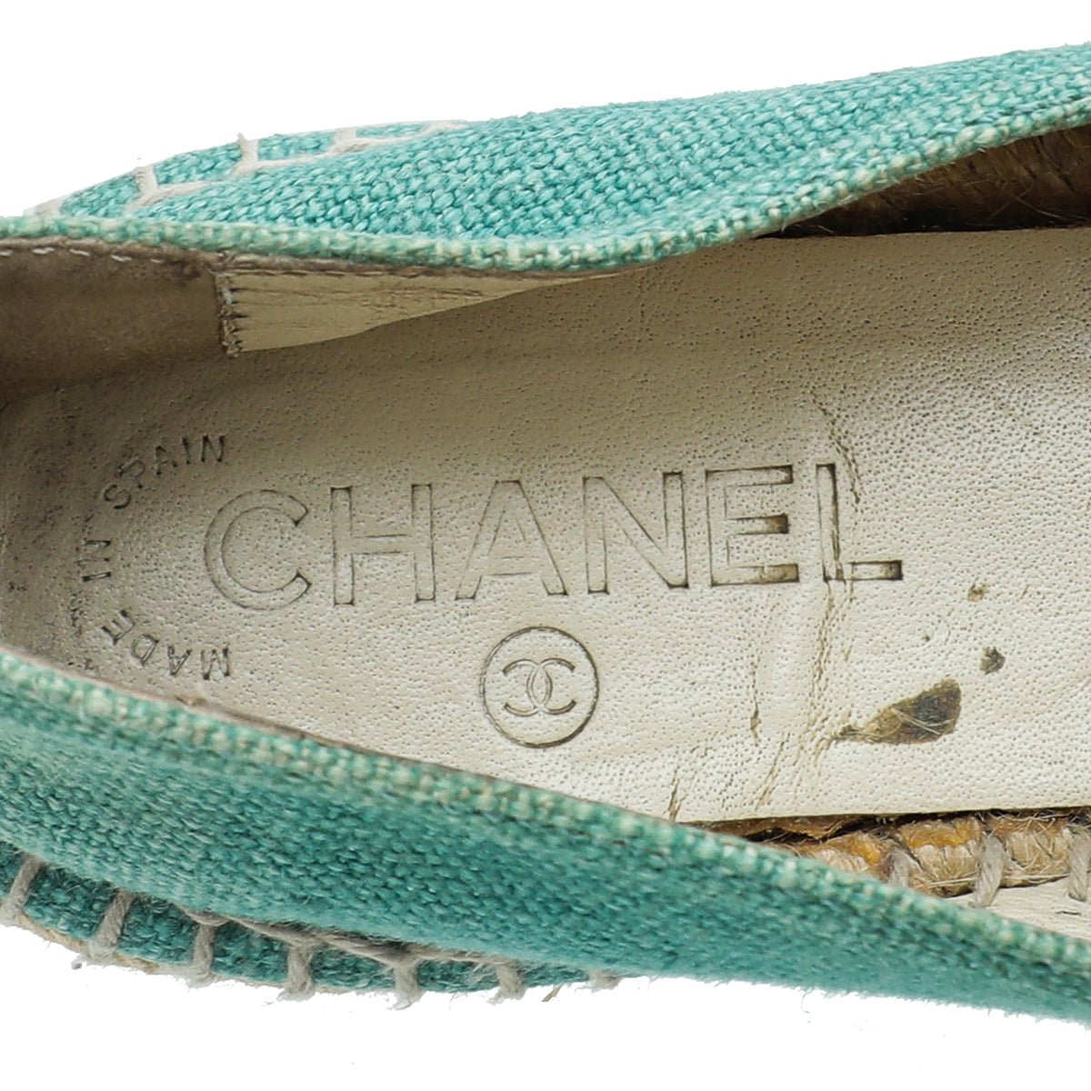 Chanel Bicolor CC Cap Toe Espadrille 38