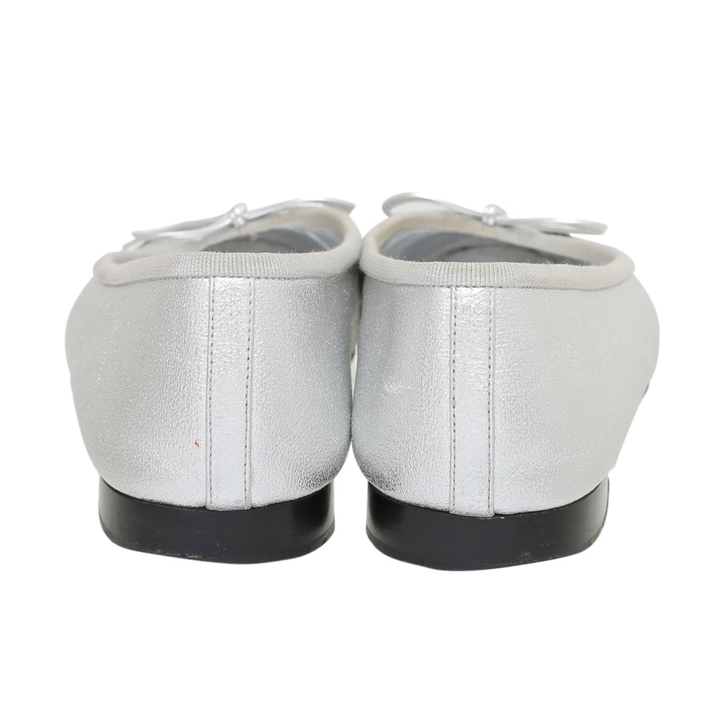 Chanel Bicolor CC Cap Toe Flat Ballerina 38