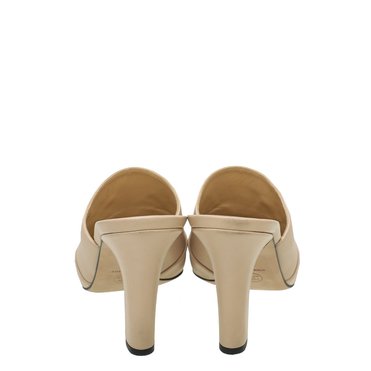 Chanel Bicolor CC Cap Toe Lambskin Mules 41