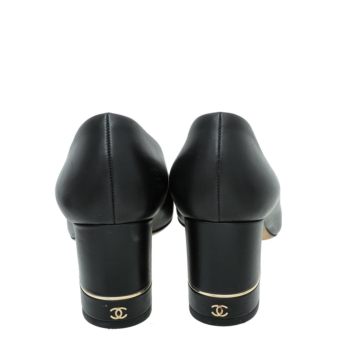 Chanel Bicolor CC Cap Toe Pump 38.5