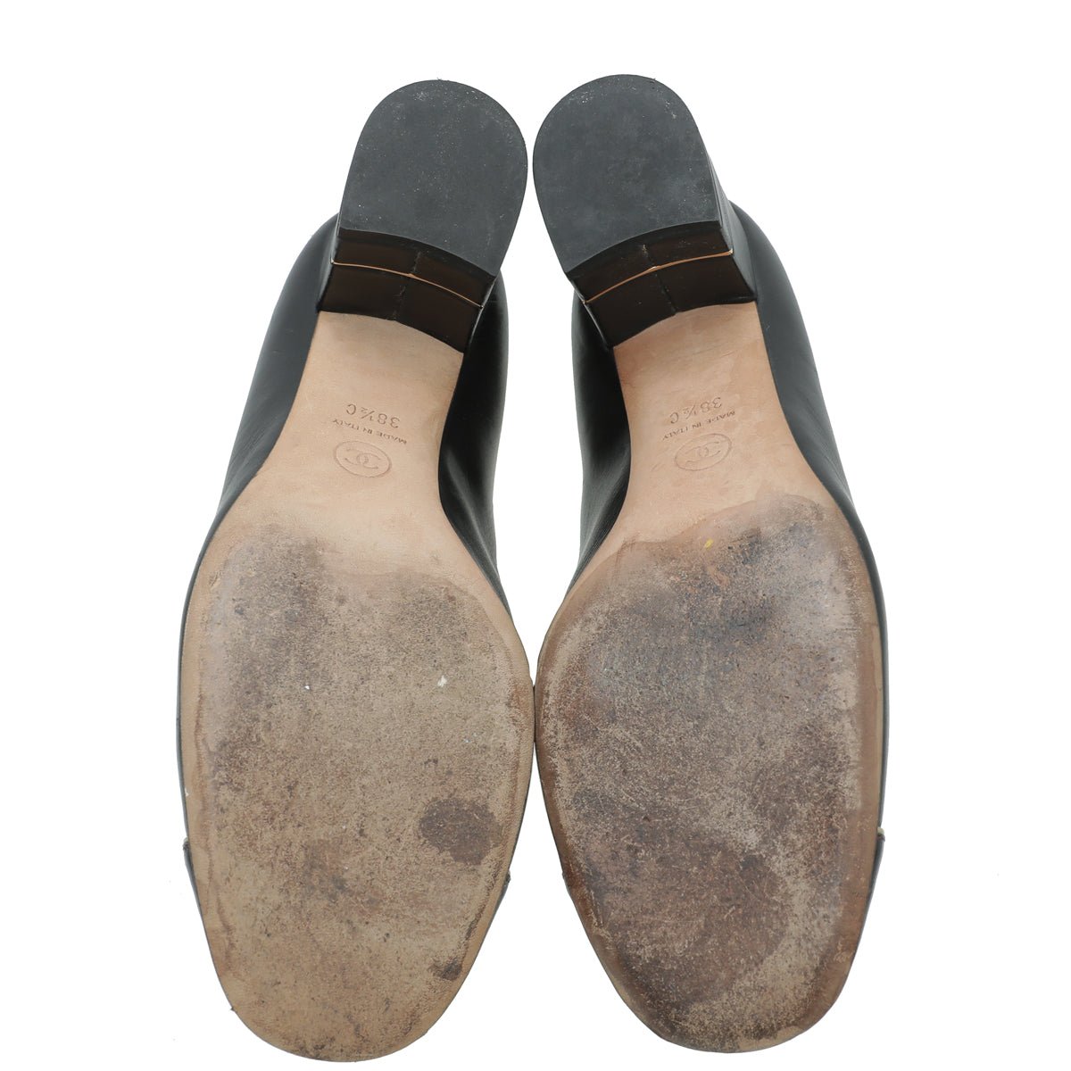 Chanel Bicolor CC Cap Toe Pump 38.5