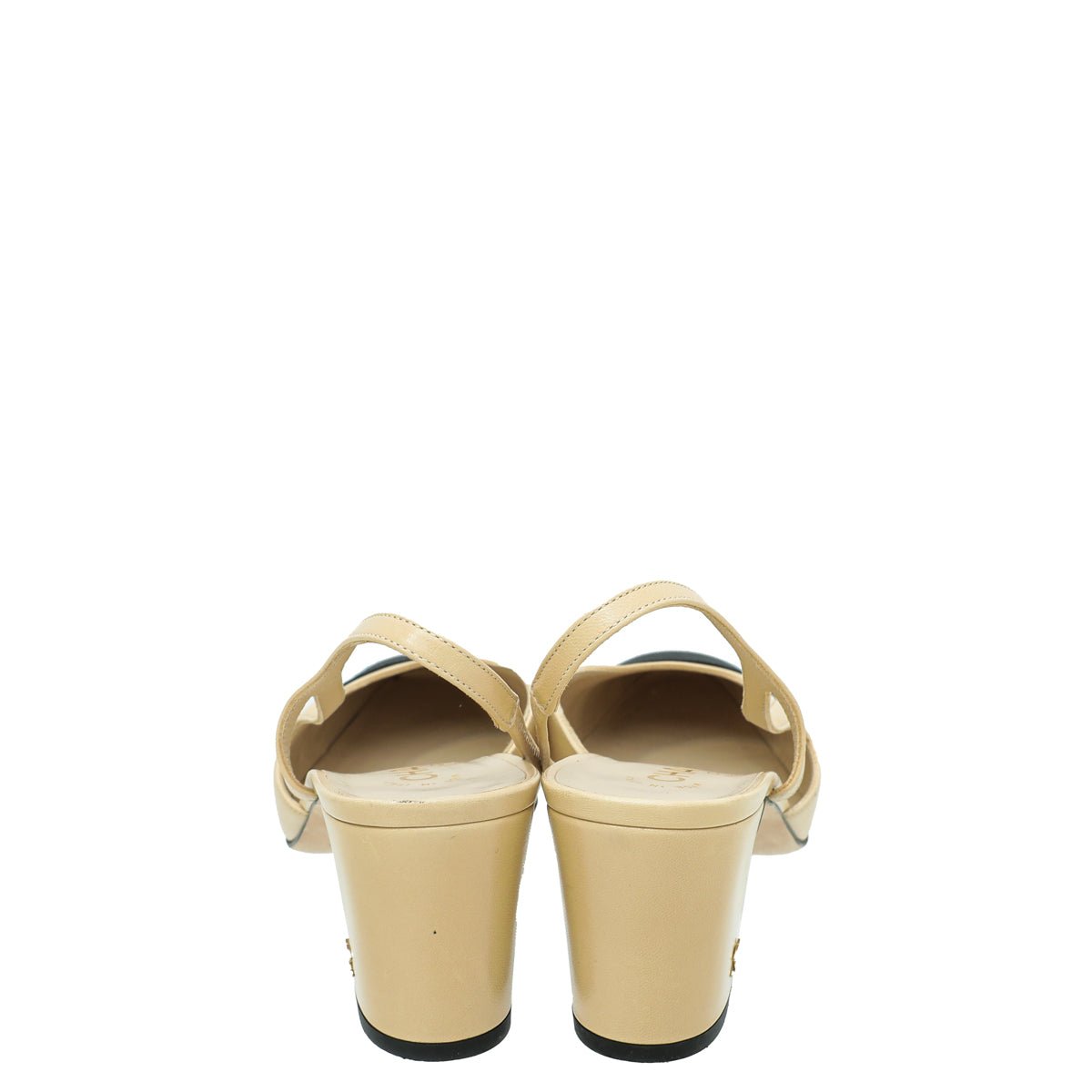 Chanel Bicolor CC Cap Toe Slingback 39