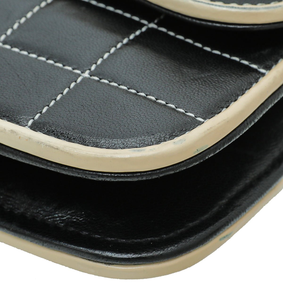 Chanel Bicolor CC Chocolate Bar Flap Chain Bag