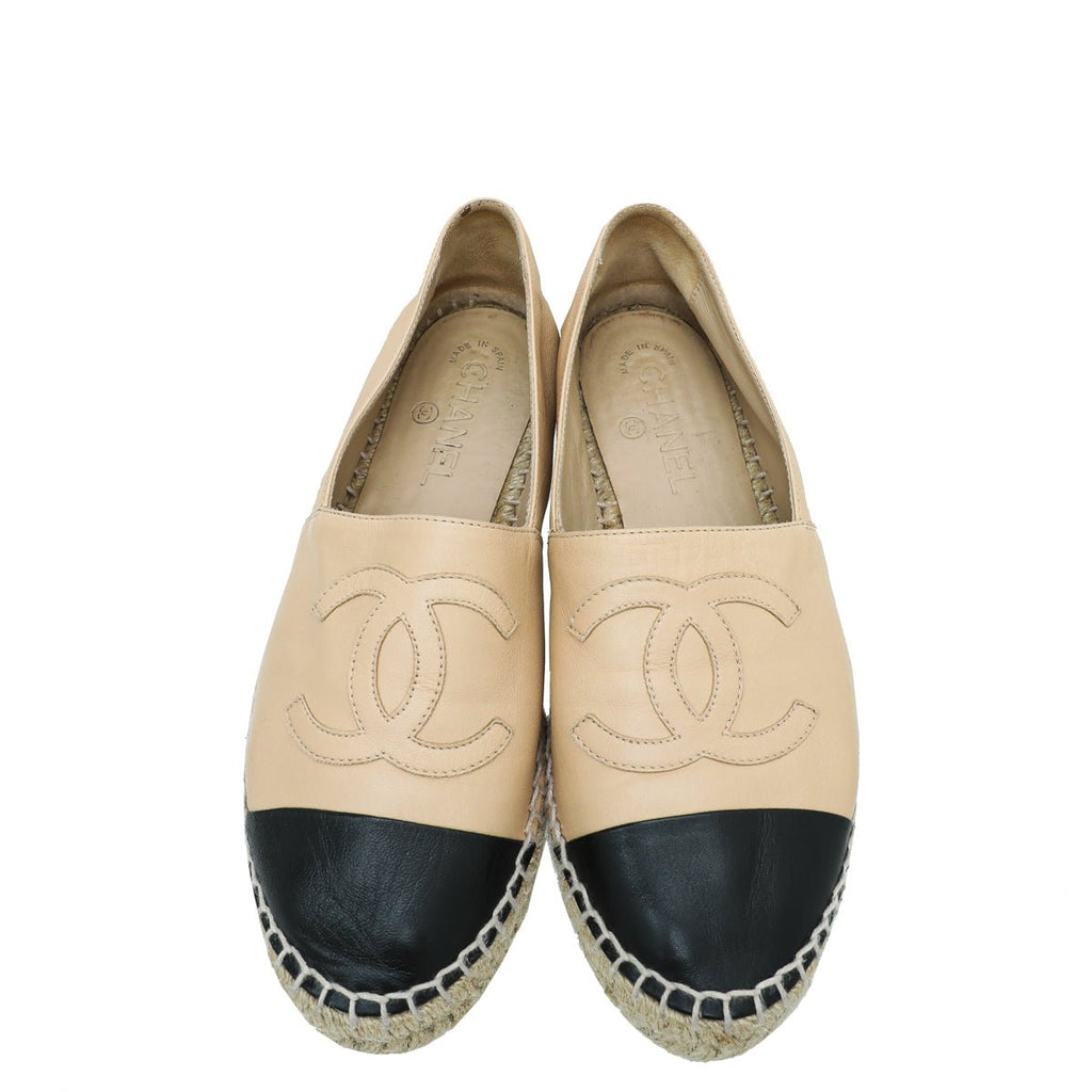 Chanel Bicolor CC Espadrille 38