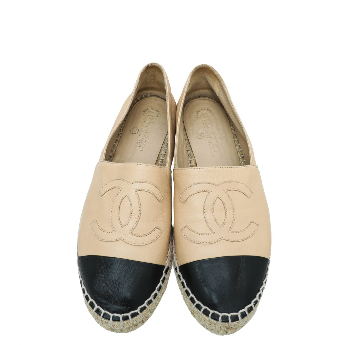 Chanel Bicolor CC Espadrille 38