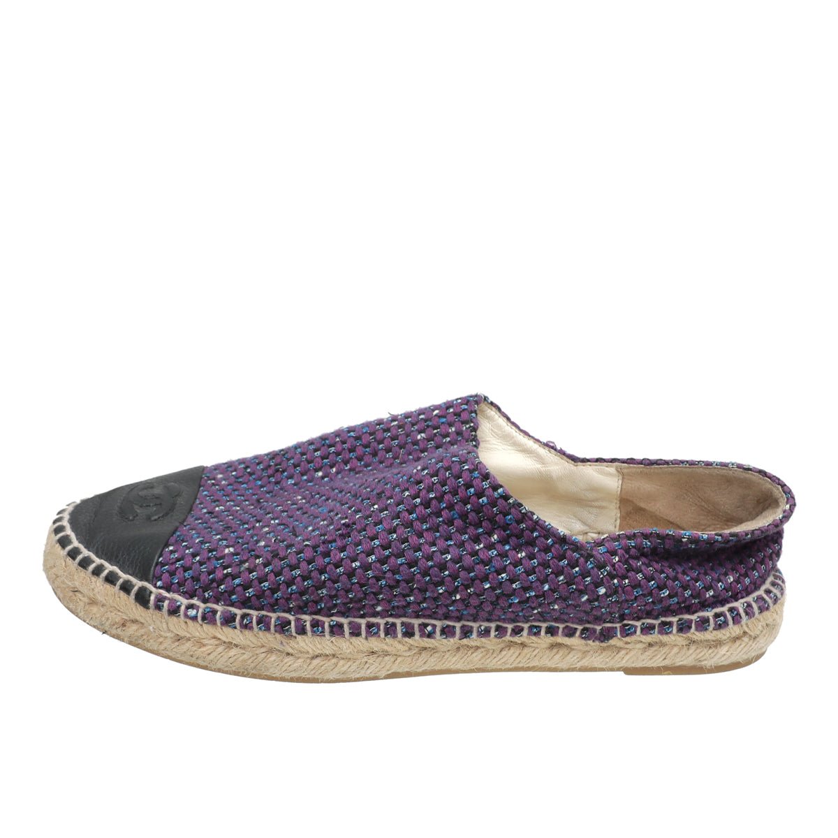 Chanel Bicolor CC Espadrille 40