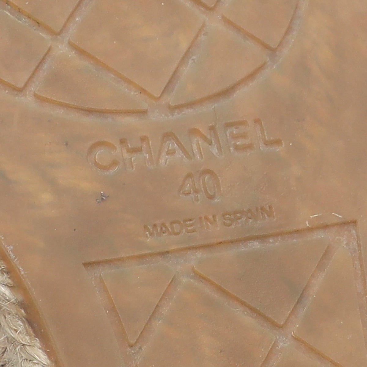 Chanel Bicolor CC Espadrille 40