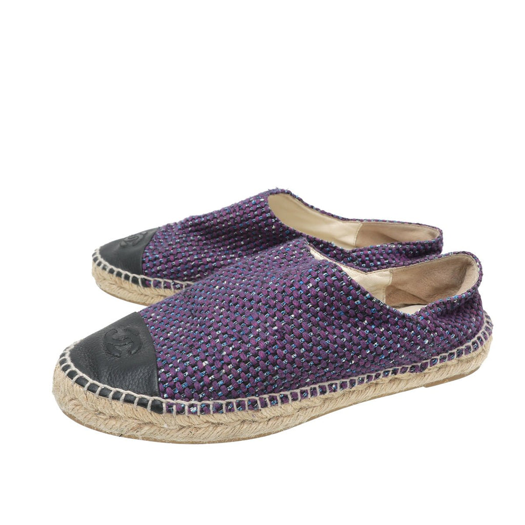 Chanel Bicolor CC Espadrille 40