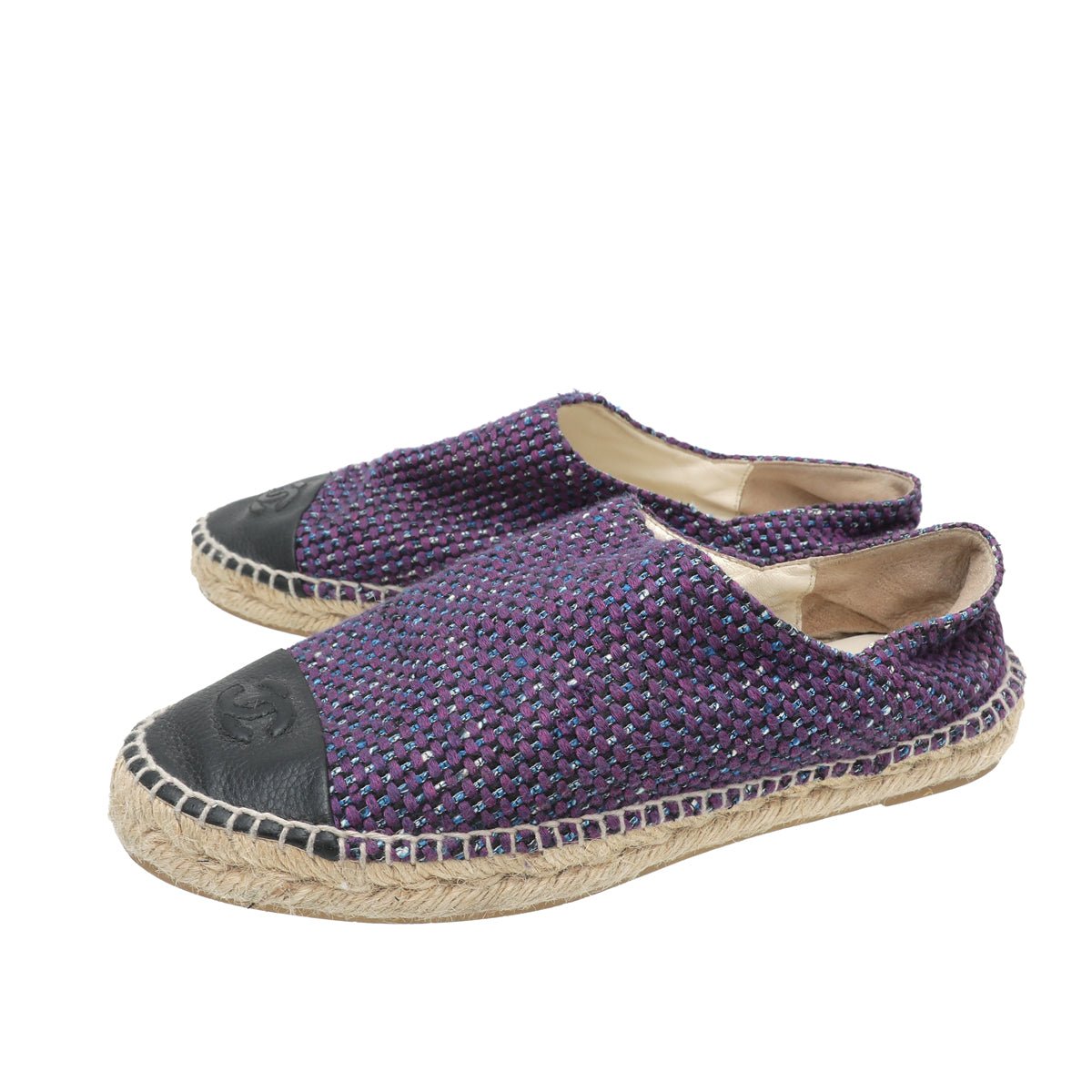 Chanel Bicolor CC Espadrille 40