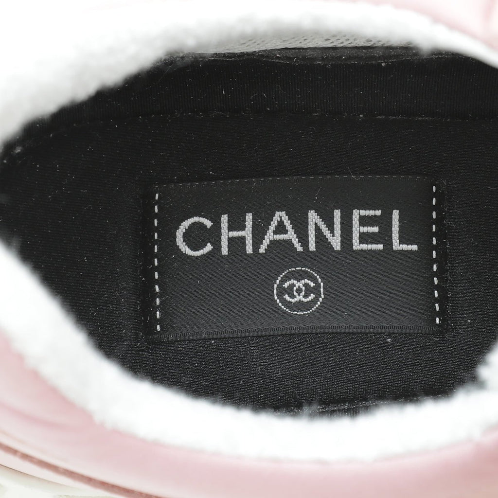 Chanel Bicolor CC Mesh Fabric Trainer Sneaker 39.5
