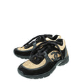 Chanel Bicolor CC Metallic Suede Sneaker 38
