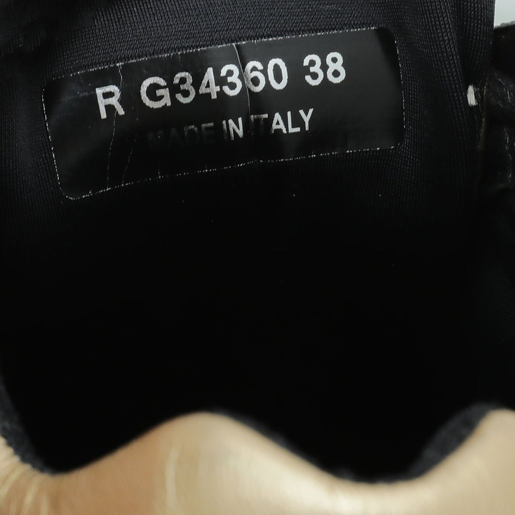 Chanel Bicolor CC Metallic Suede Sneaker 38